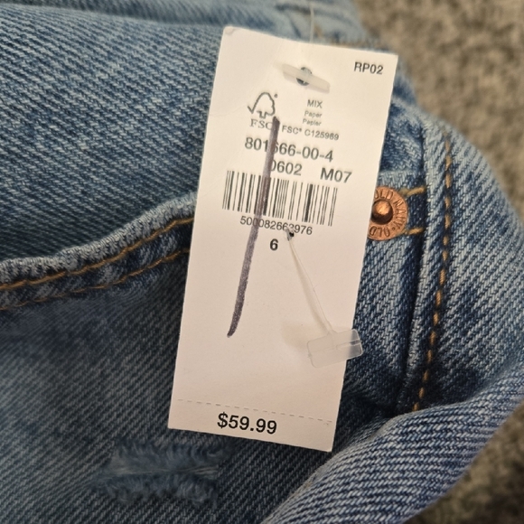 Old Navy Classic Blue Straight Leg Women's Jeans - Picture 9 of 9